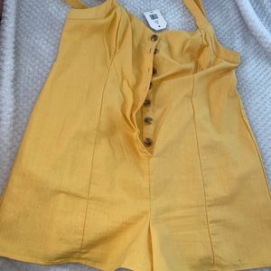 Mustard Short Jumpsuit